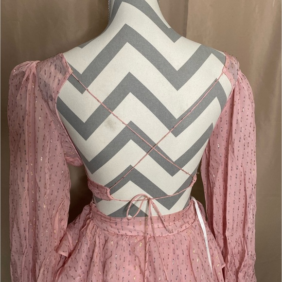 For Love and Lemons XS Chantal Long Sleeve Maxi Dress - Picture 8 of 15